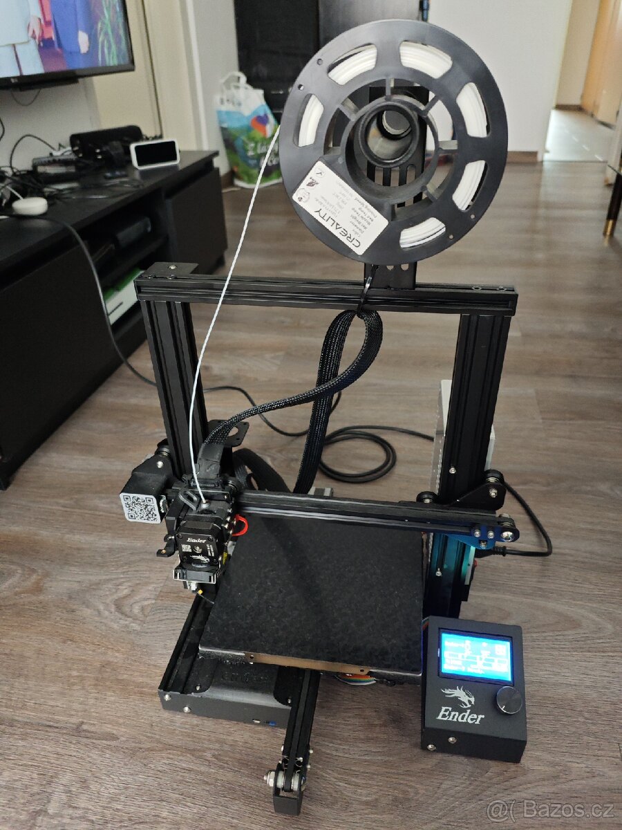 3D tiskárna Creality Ender 3 s úpravami