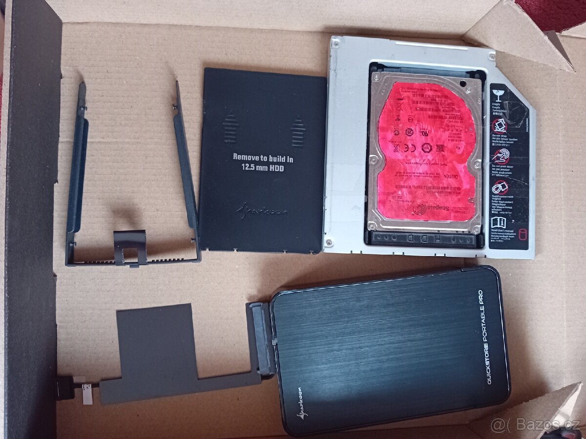 Rámeček na disk interni, externi, sada. Lenovo do notebooku