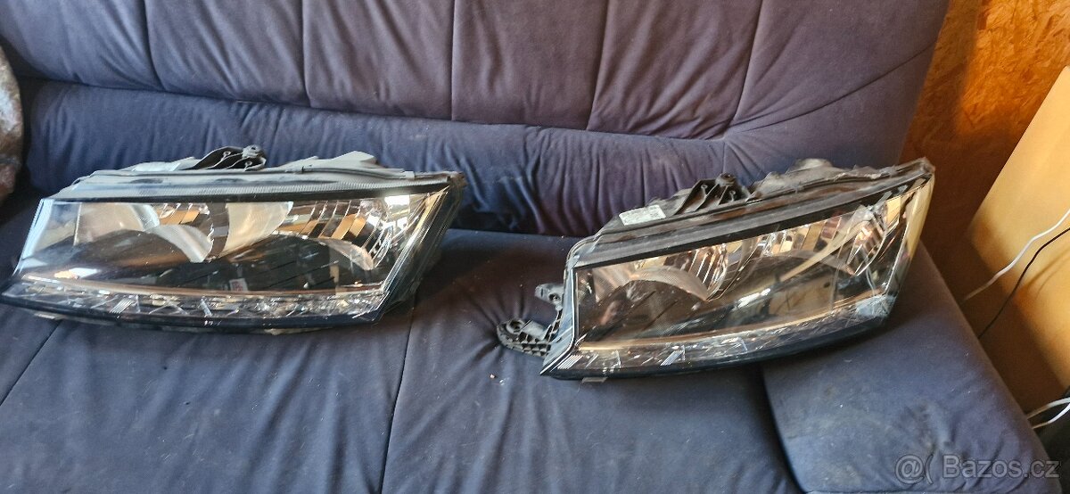 Leve predni svetlo skoda fabia III face lift