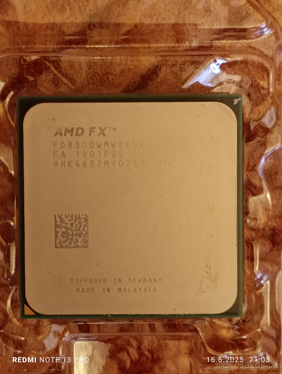 AMD FX-8300 - OSMIJÁDROVÝ CPU PRO AM3+, TDP 95W