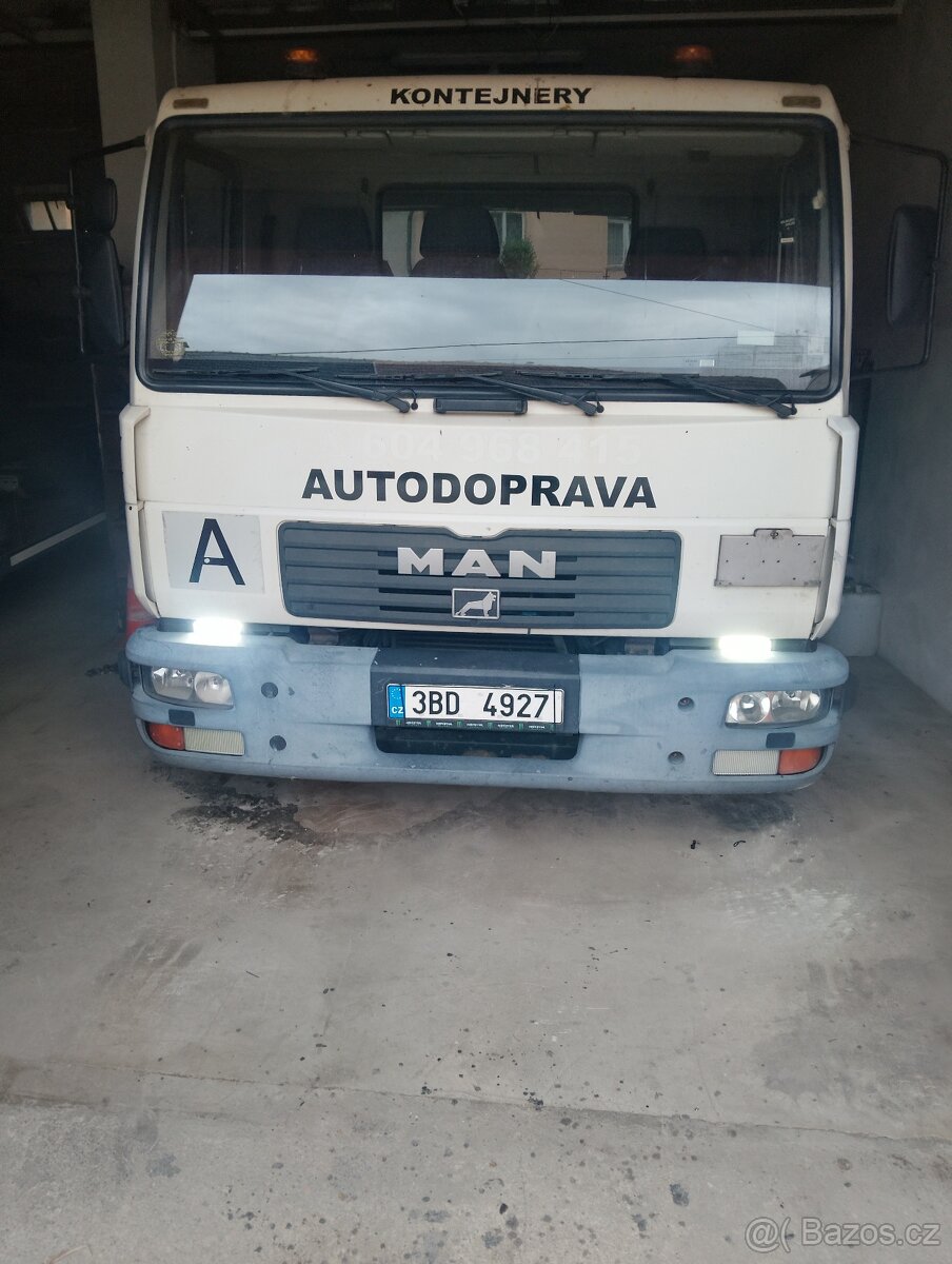 Prodám Man LE8.180 Hákový nosič kontejnerů
