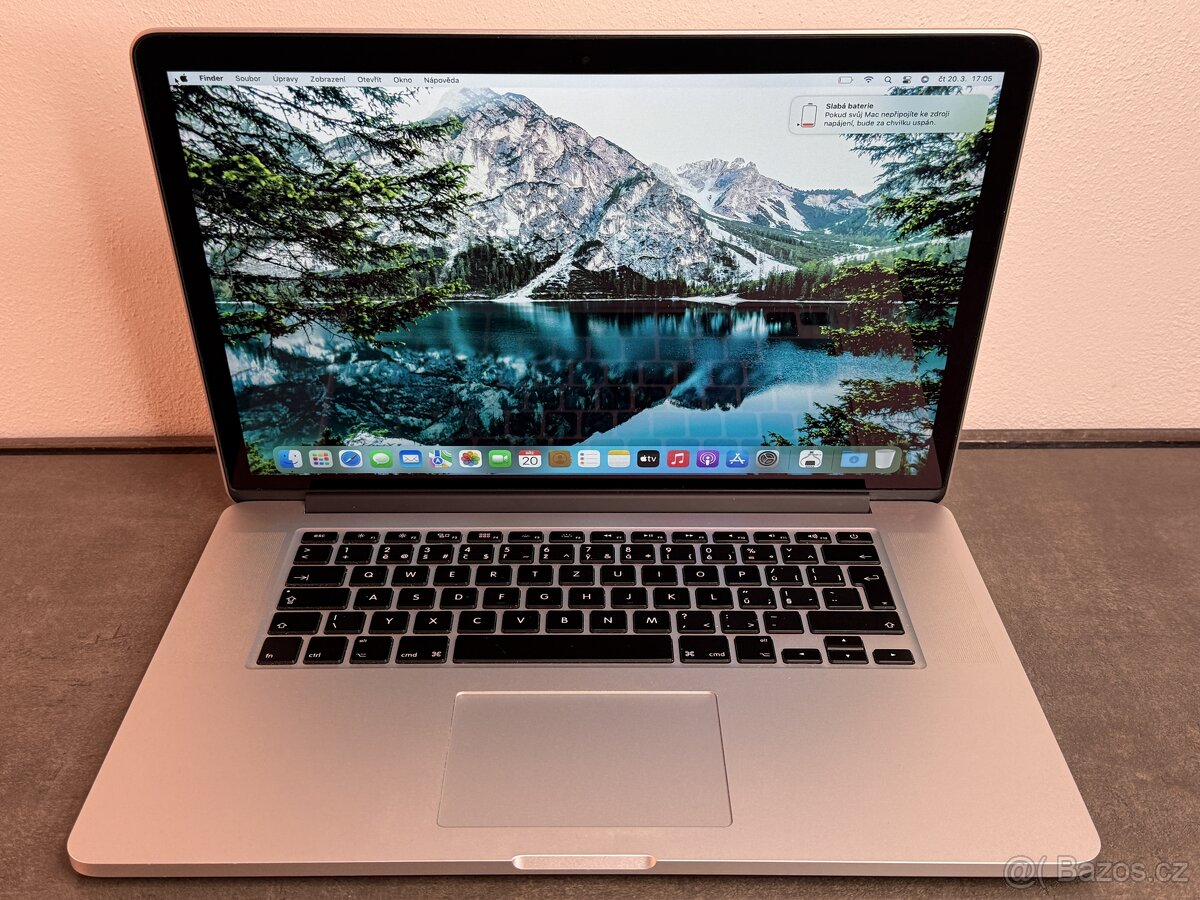MacBook Pro 15'' 2015 / i7 / 16GB / 256GB SSD / Silver - D