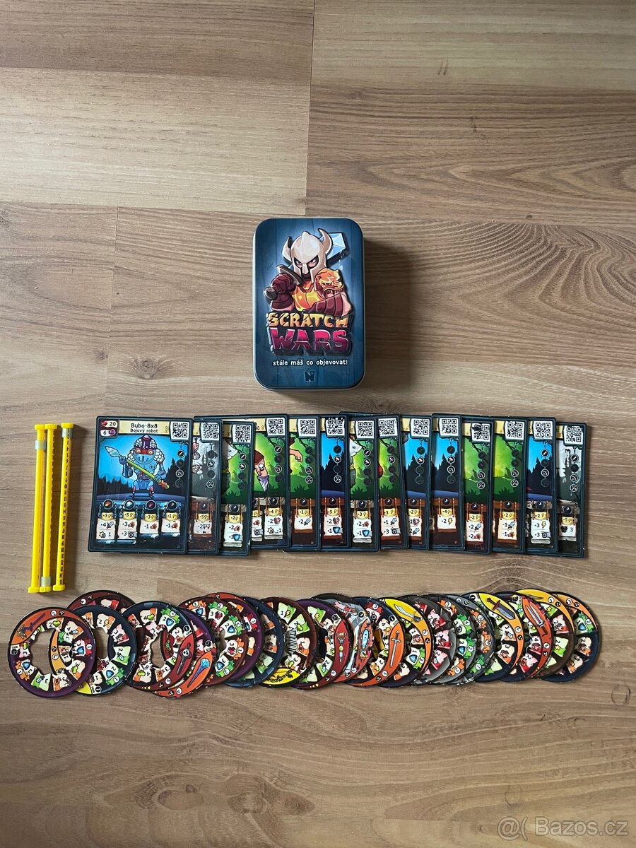 Scratch wars kartičky
