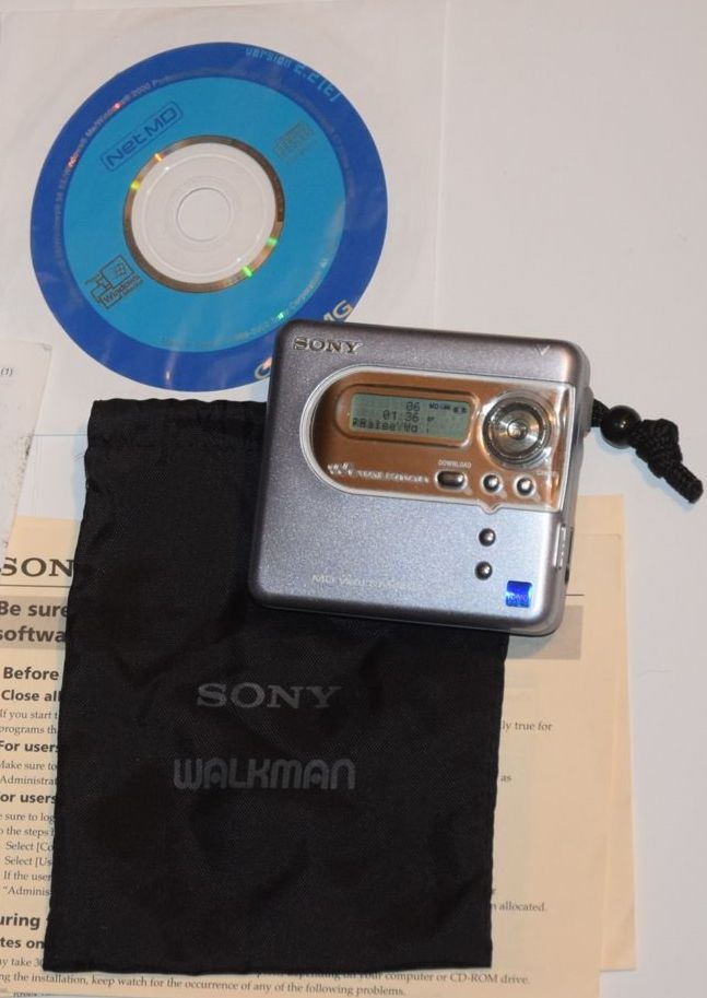 Minidisc walkman SONY MZ NH600D, NetMD, HI MD, MDLP