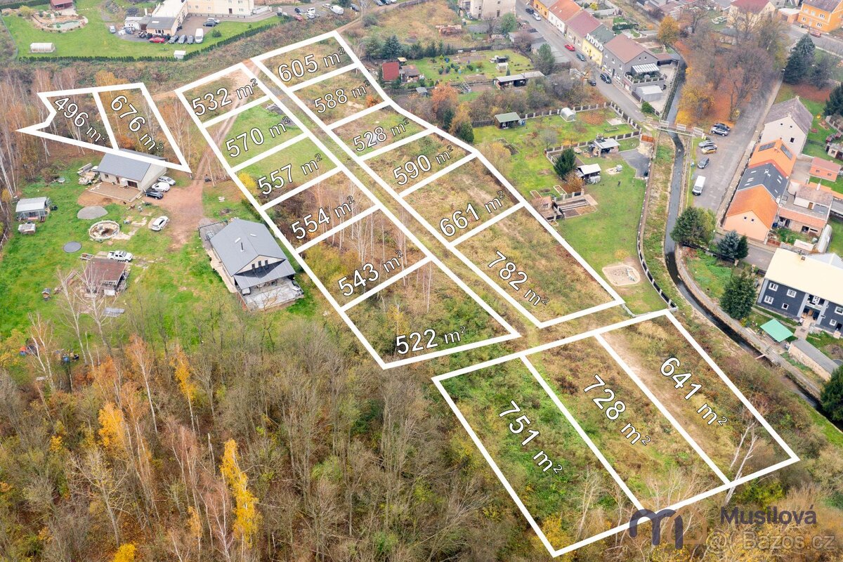 Prodej stavebního pozemku 532 m2