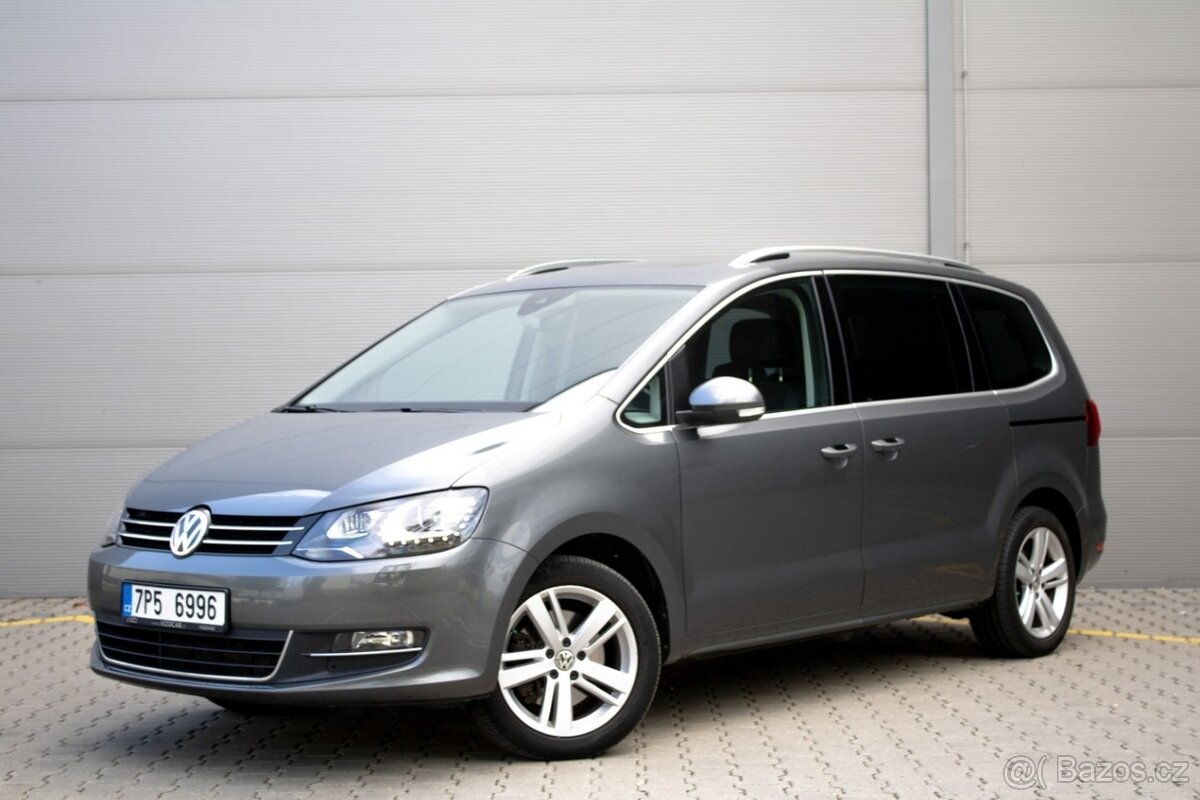 VW Sharan 6 místní s nezávislým topením značky Webasto