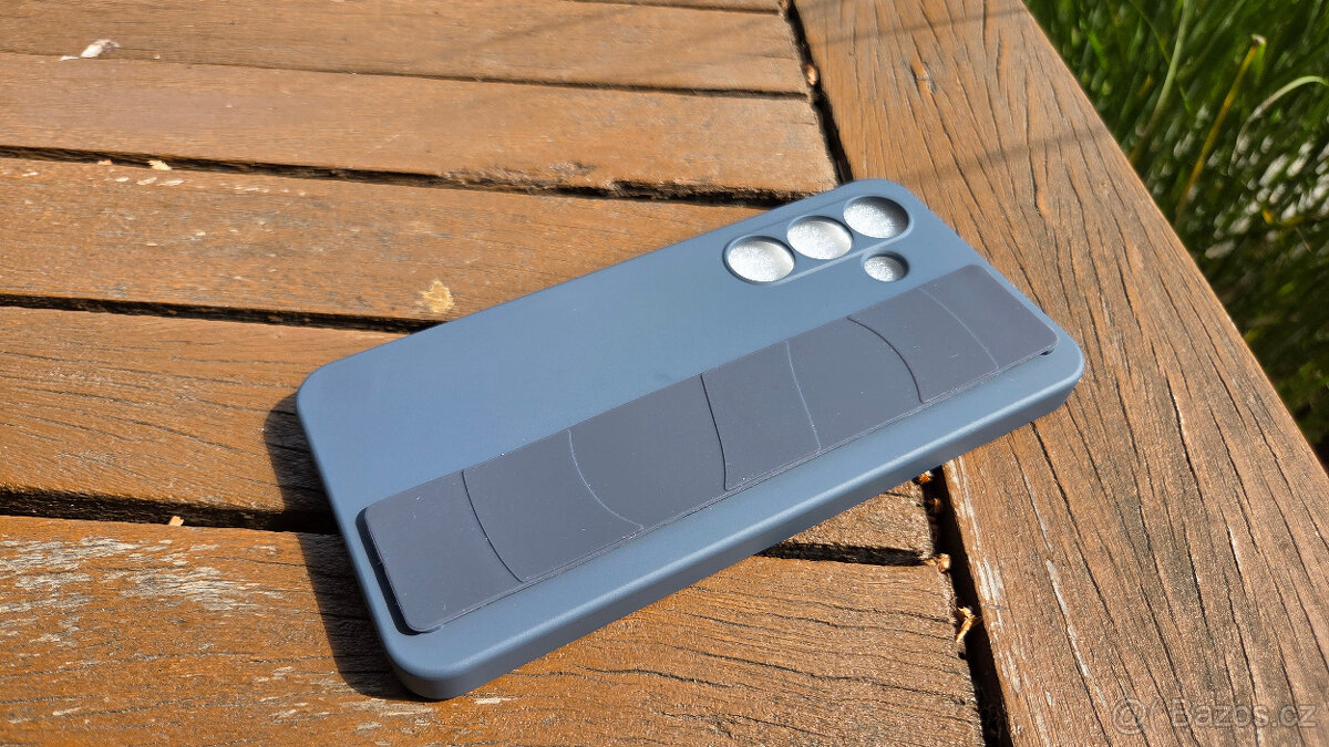 Nový kryt na Samsung S25 - elastický popruh, modrá barva