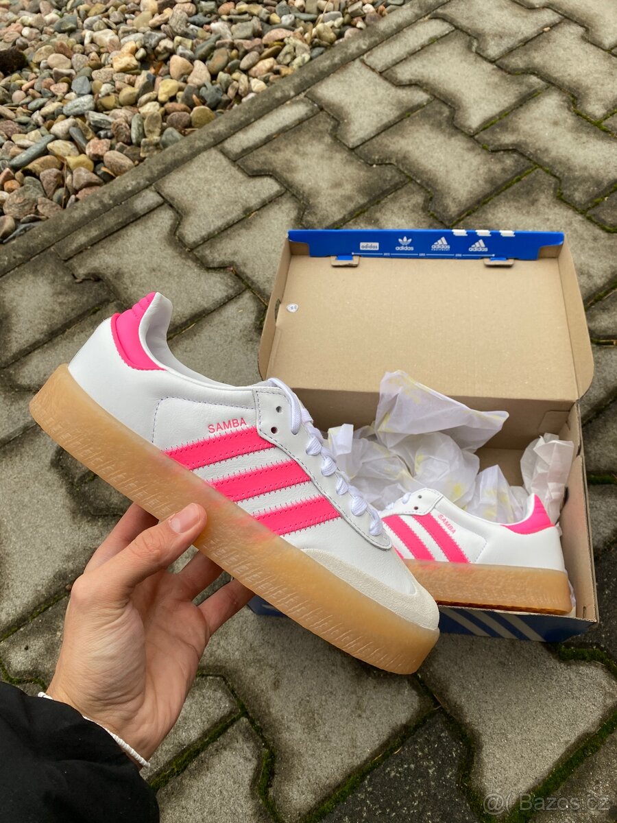 Adidas Originals Samba Pink White Růžová Bílá 38