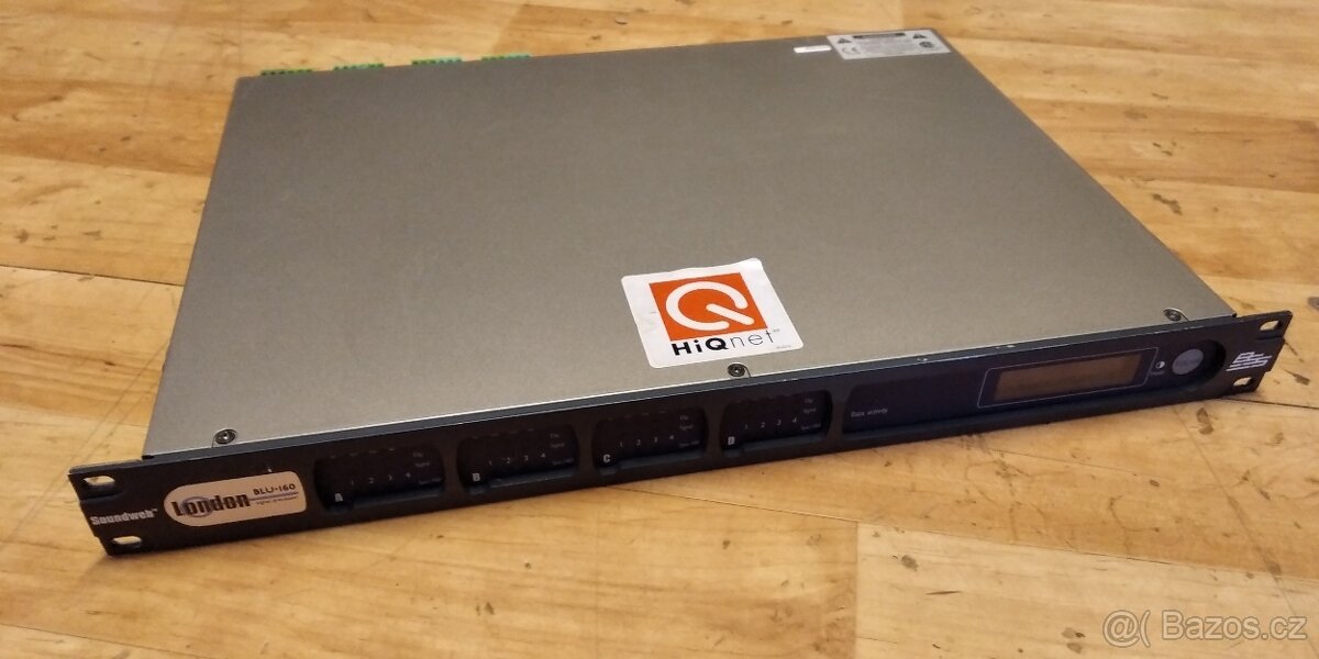 Rackový DSP signálový procesor Soundweb London BLU‑160