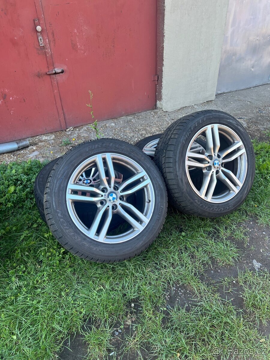 Originál Sada alu kol BMW 19" + zimní pneu Pirelli, 4,5 mm