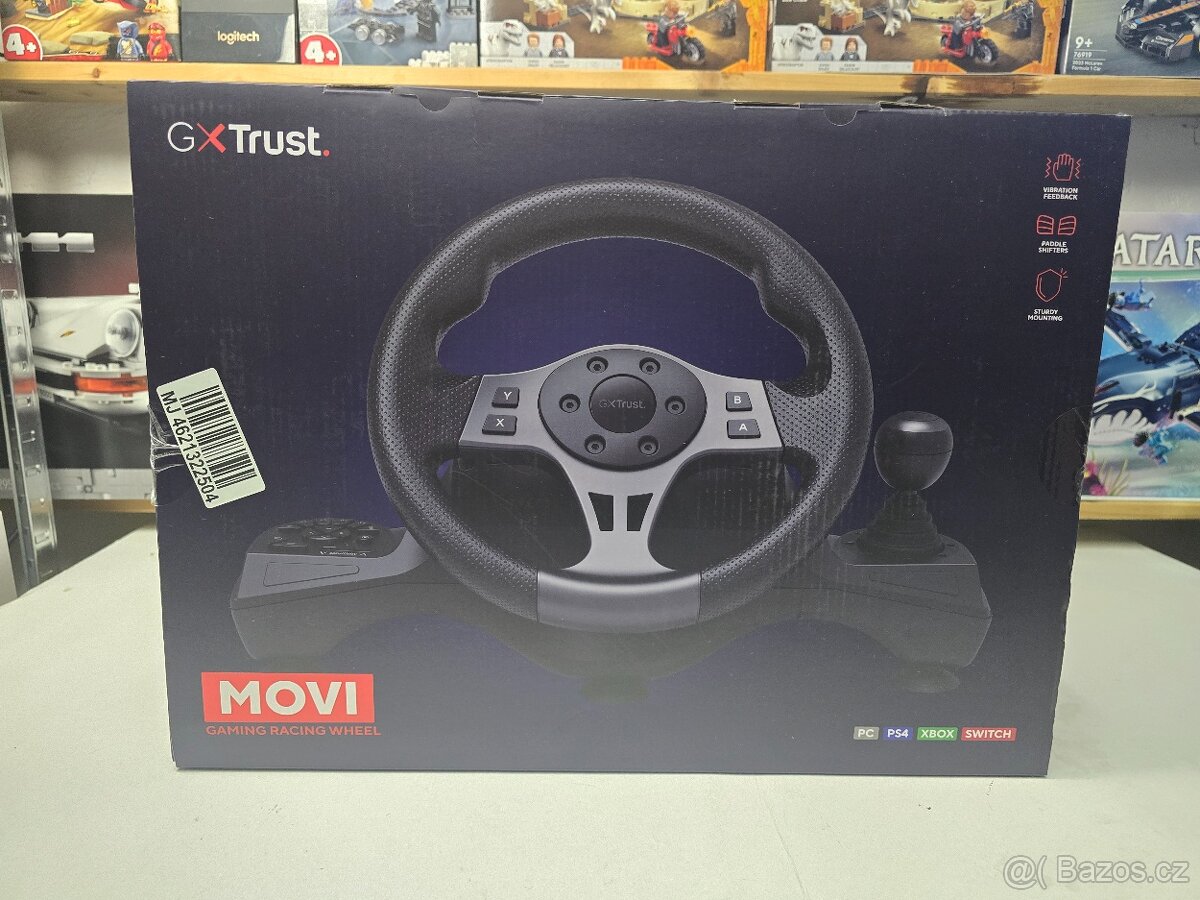 TRUST GXT289 Movi Racing Wheel, nový se zárukou