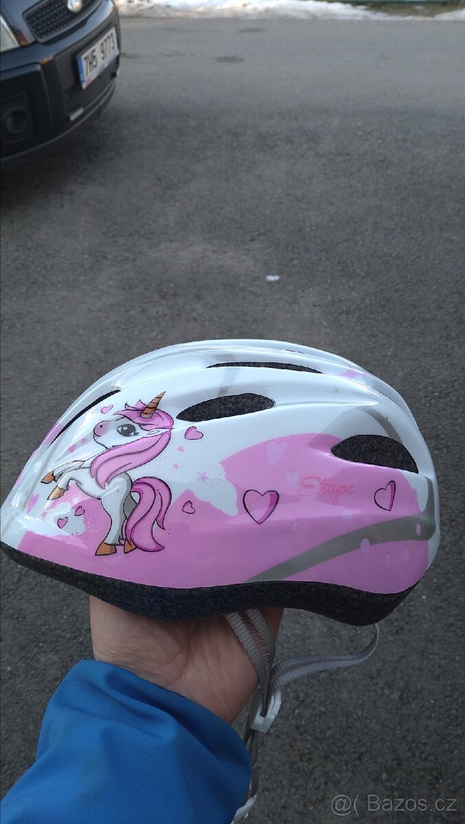 Dětská helma na kolo - dívčí