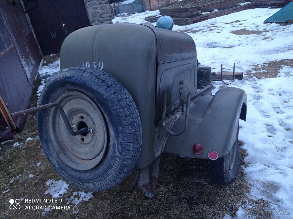 Historické hasičské čerpadlo