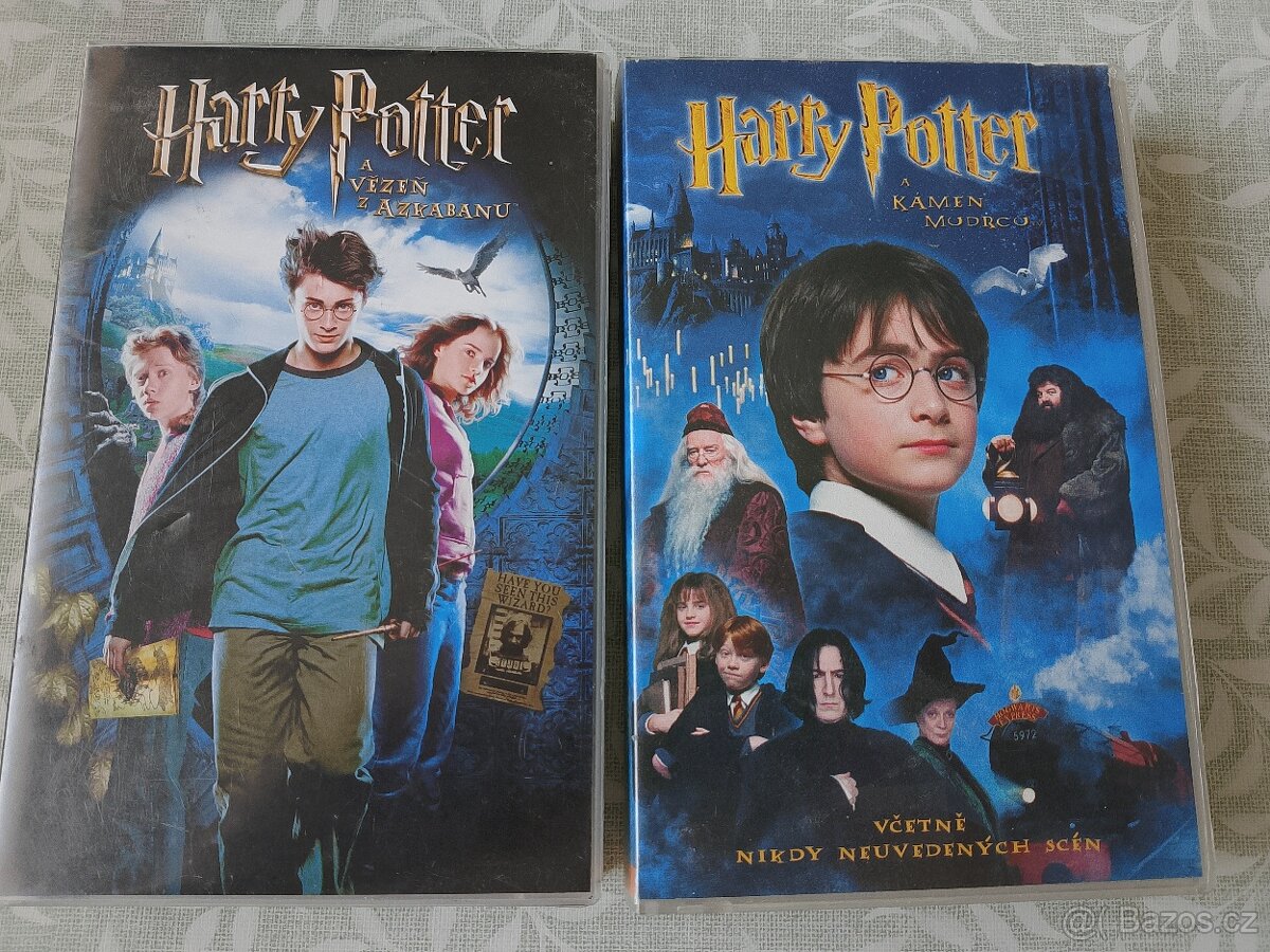 VHS Harry Potter 1. Díl a 3. díl