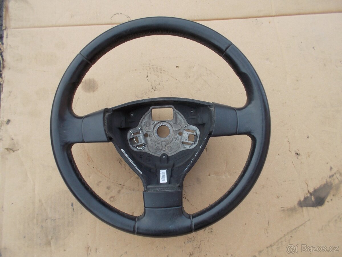 Kožený volant a airbag volantu VW Polo 9N
