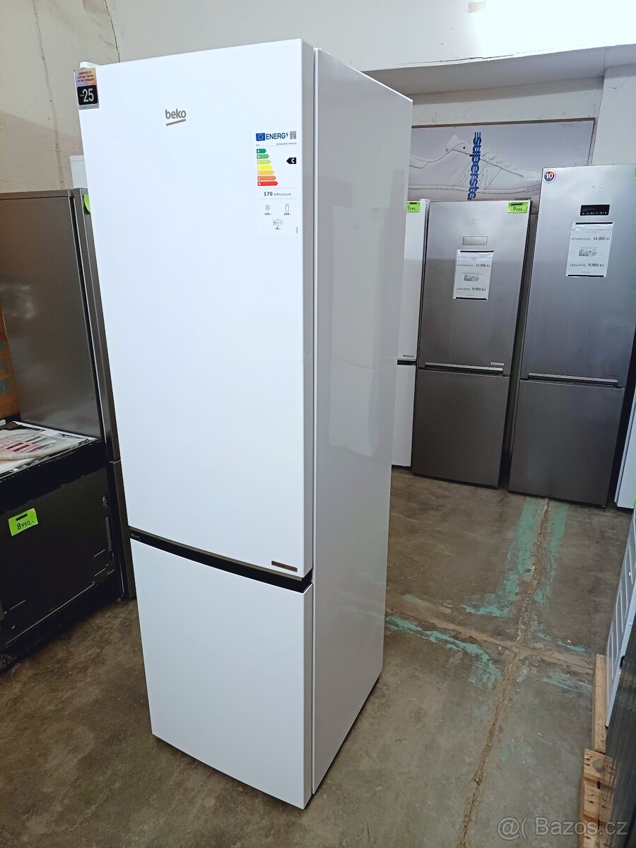 Nová lednice Beko 203 cm, NeoFrost, ZÁRUKA