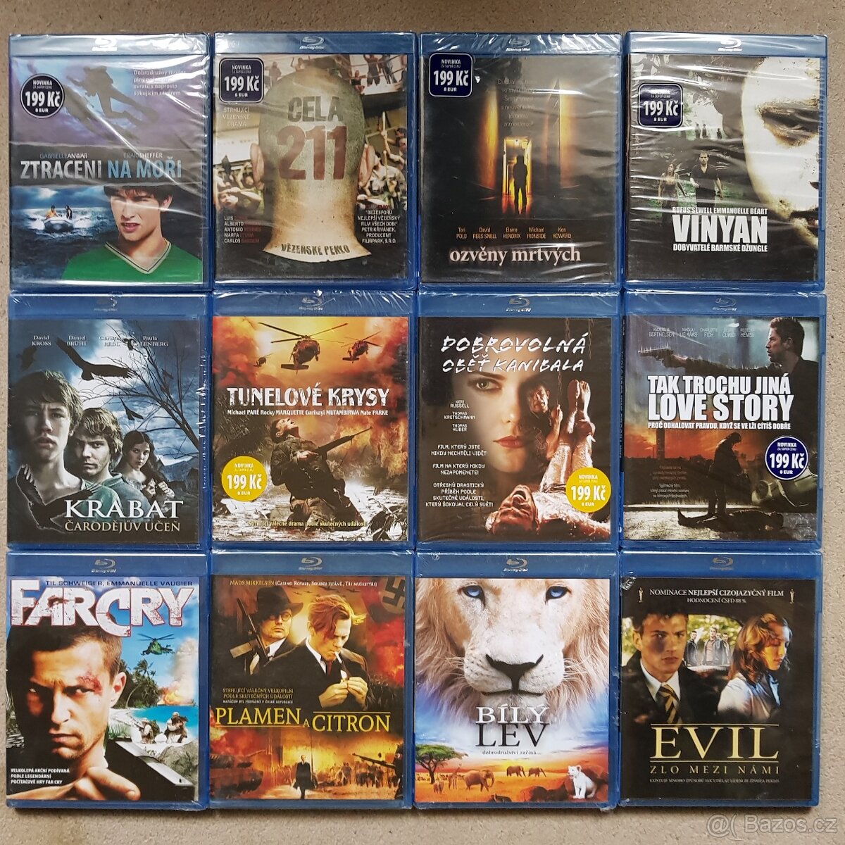 Blu-ray disky NOVÉ nerozbalené