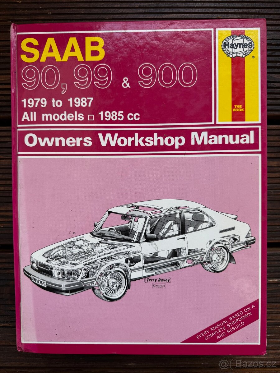 SAAB 90 99 900 originální montážní manual servisní příručka