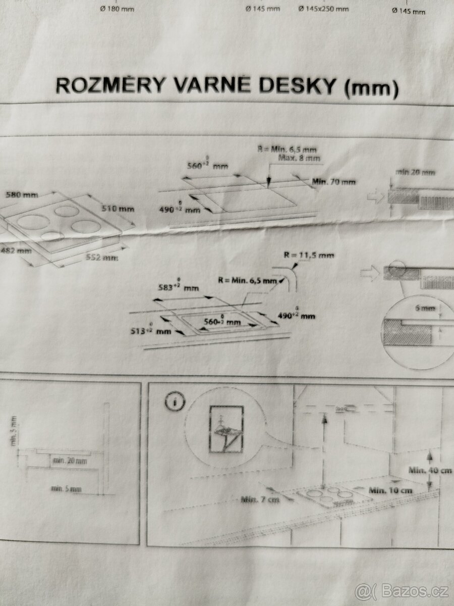 El.sklokeramická varná deska