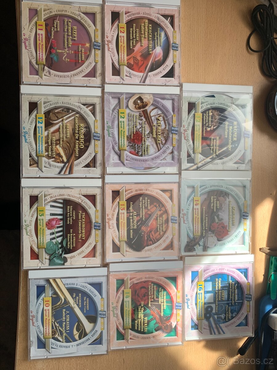 CD vážná hudba 11 kusů. Praha