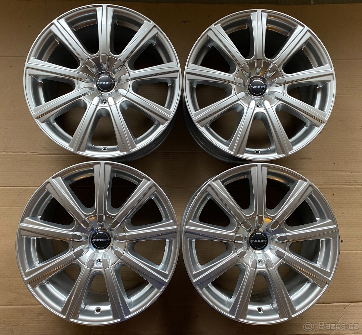 nová kvalitní alu kola Borbet 17", rozteč šroubů 5x100