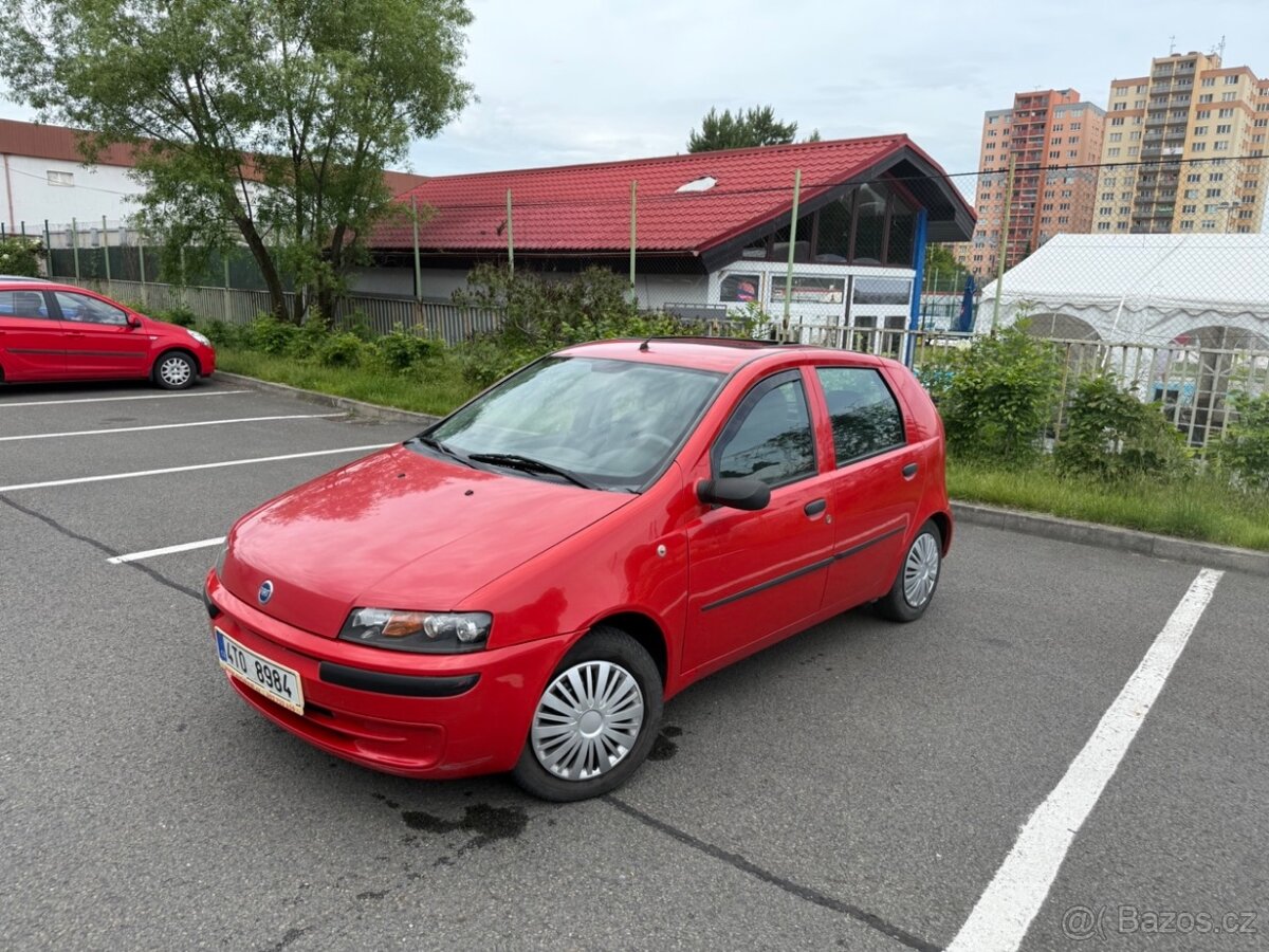 FIAT PUNTO 1,2 8V 44kW - Pěkné - Bez Koroze - pouze 111800km