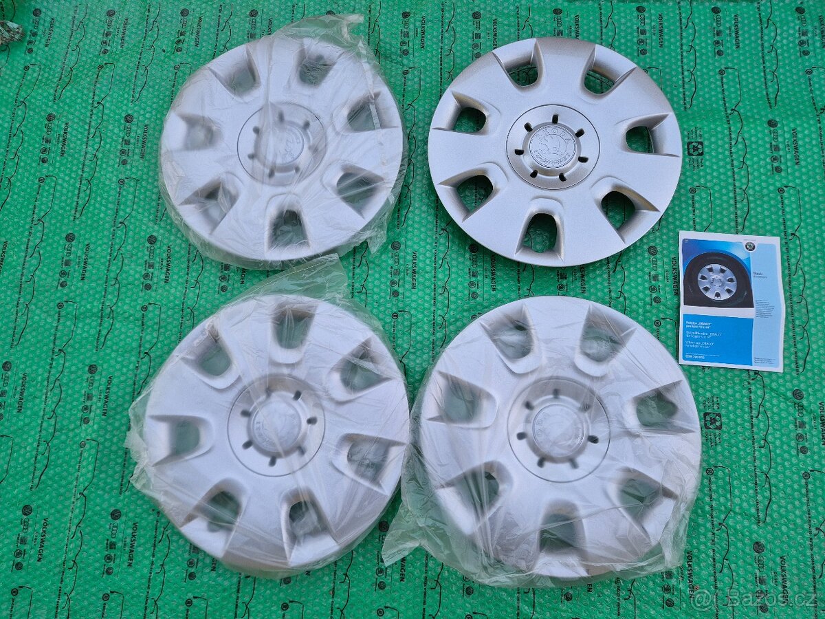 14" kryty kol (poklice) DRACO Škoda Roomster, Fabia II (5J)