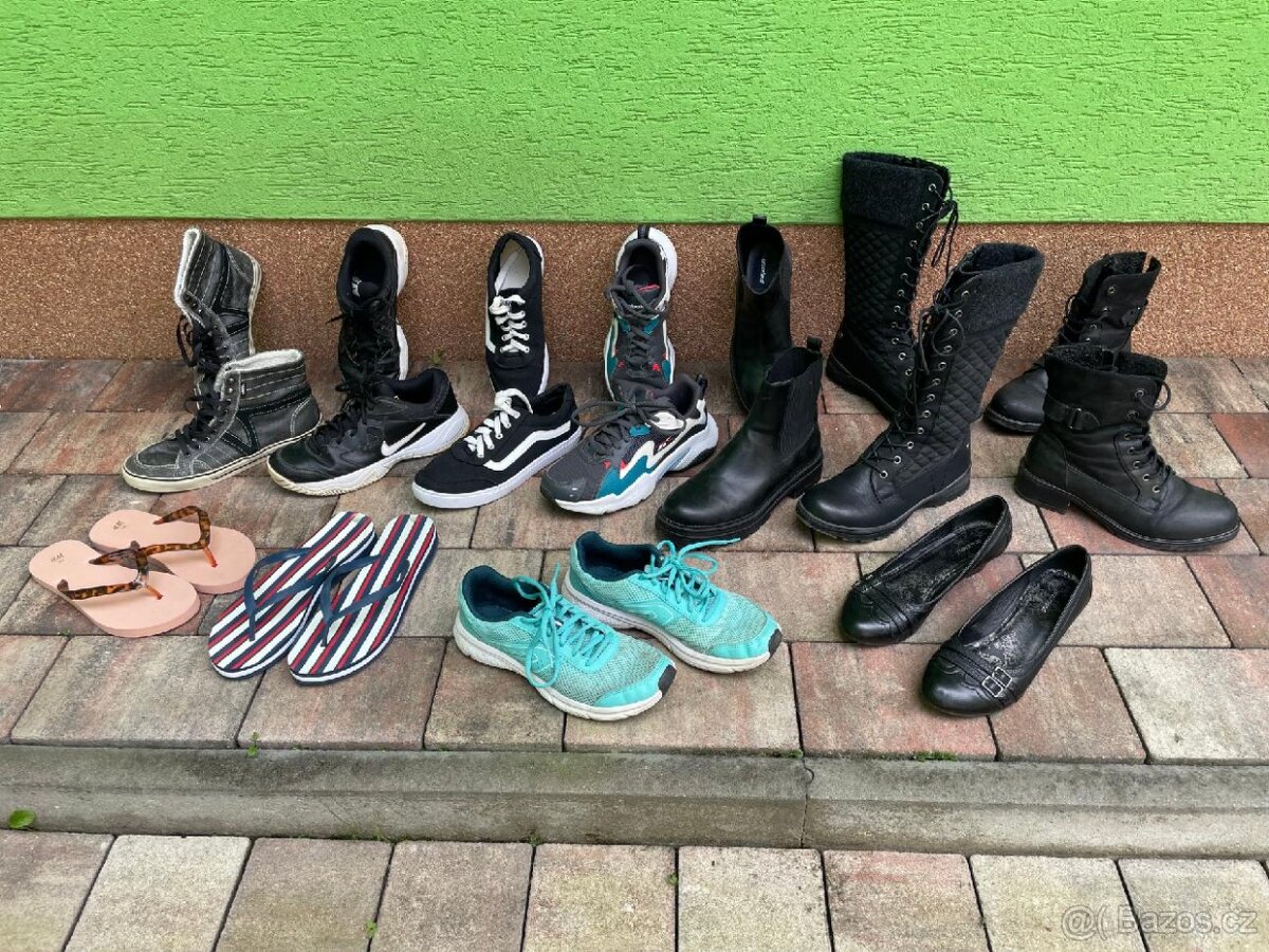Boty dámské velikosti 39-40 zimní - letní sportovní
