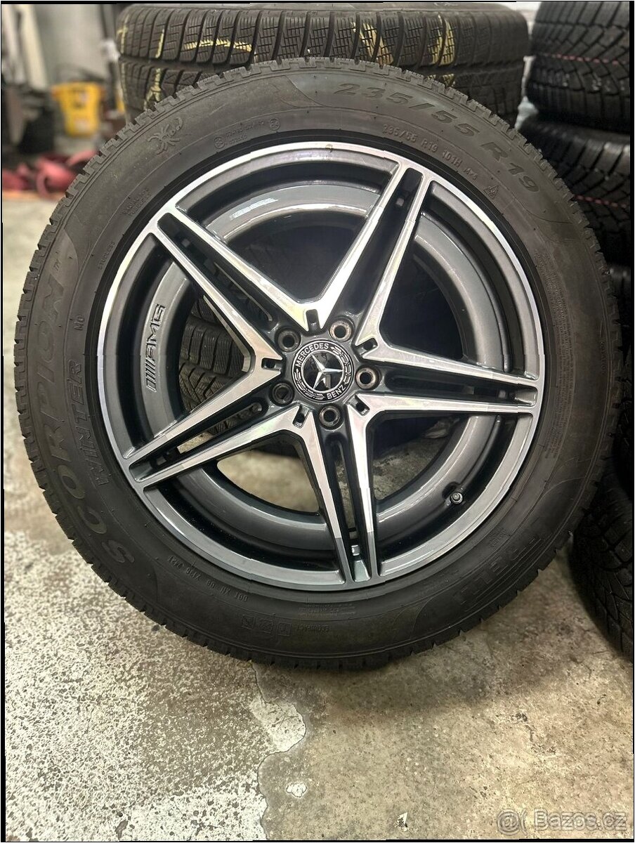Alu kola + Pneu Zimní 19 Mercedes Benz EQC AMG