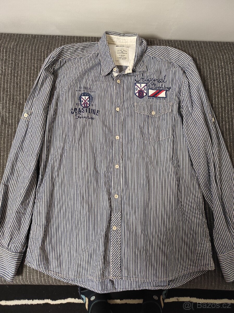 Pánská košile Tom Tailor (L/XL)- dlouhý rukáv.