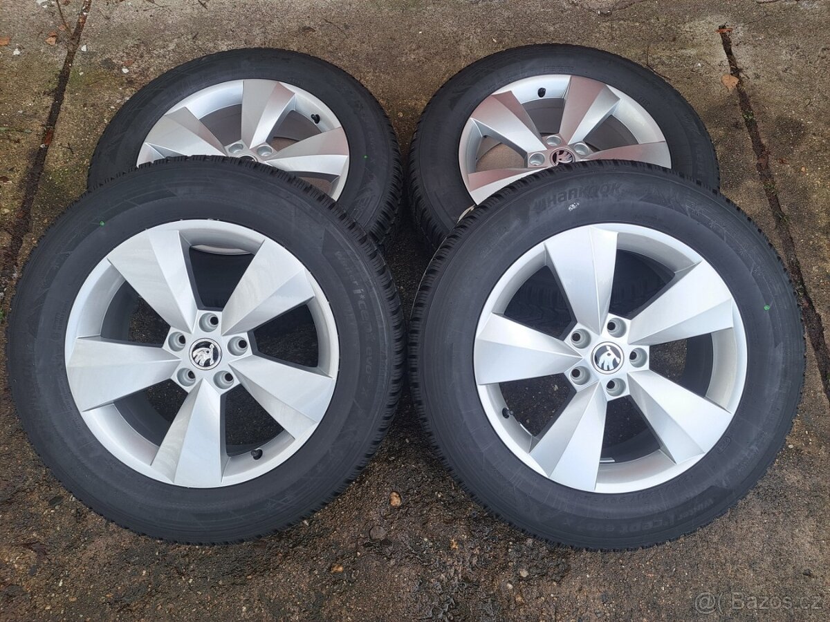 NOVÁ 215/65 R17 zimní originál Alu sada Škoda Kodiaq