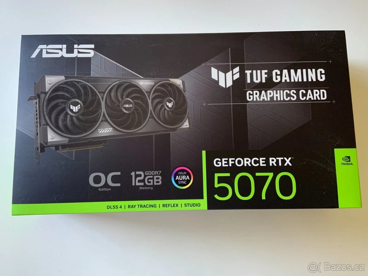 Grafická karta Asus Tuf GeForce RTX 5070