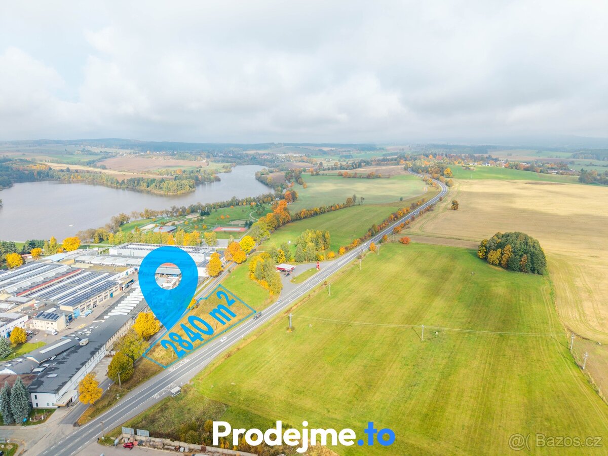 Prodej komerčního pozemku 2 840 m², Žďár nad Sázavou