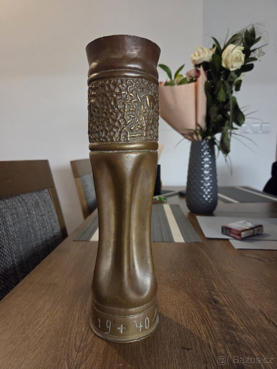 Tepelná váza z nabojnice