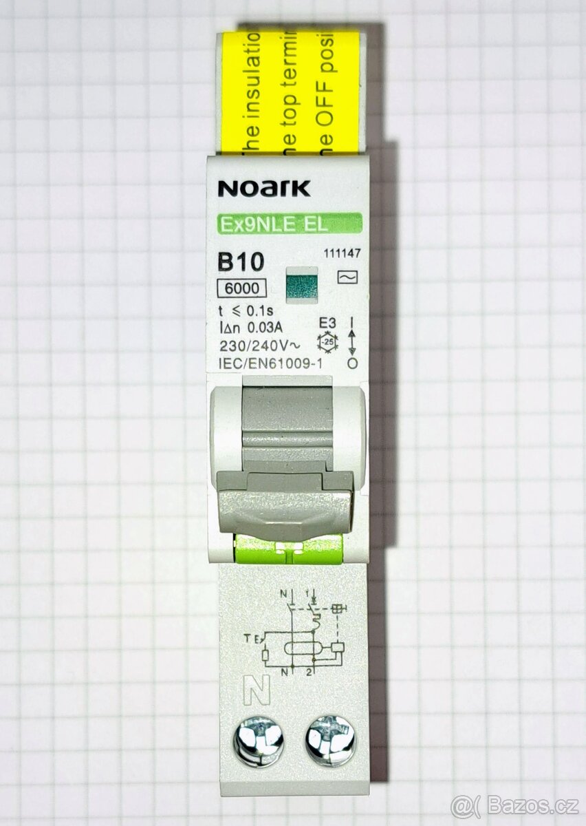 Kombi chránič Noark (111147) B10 AC 30mA