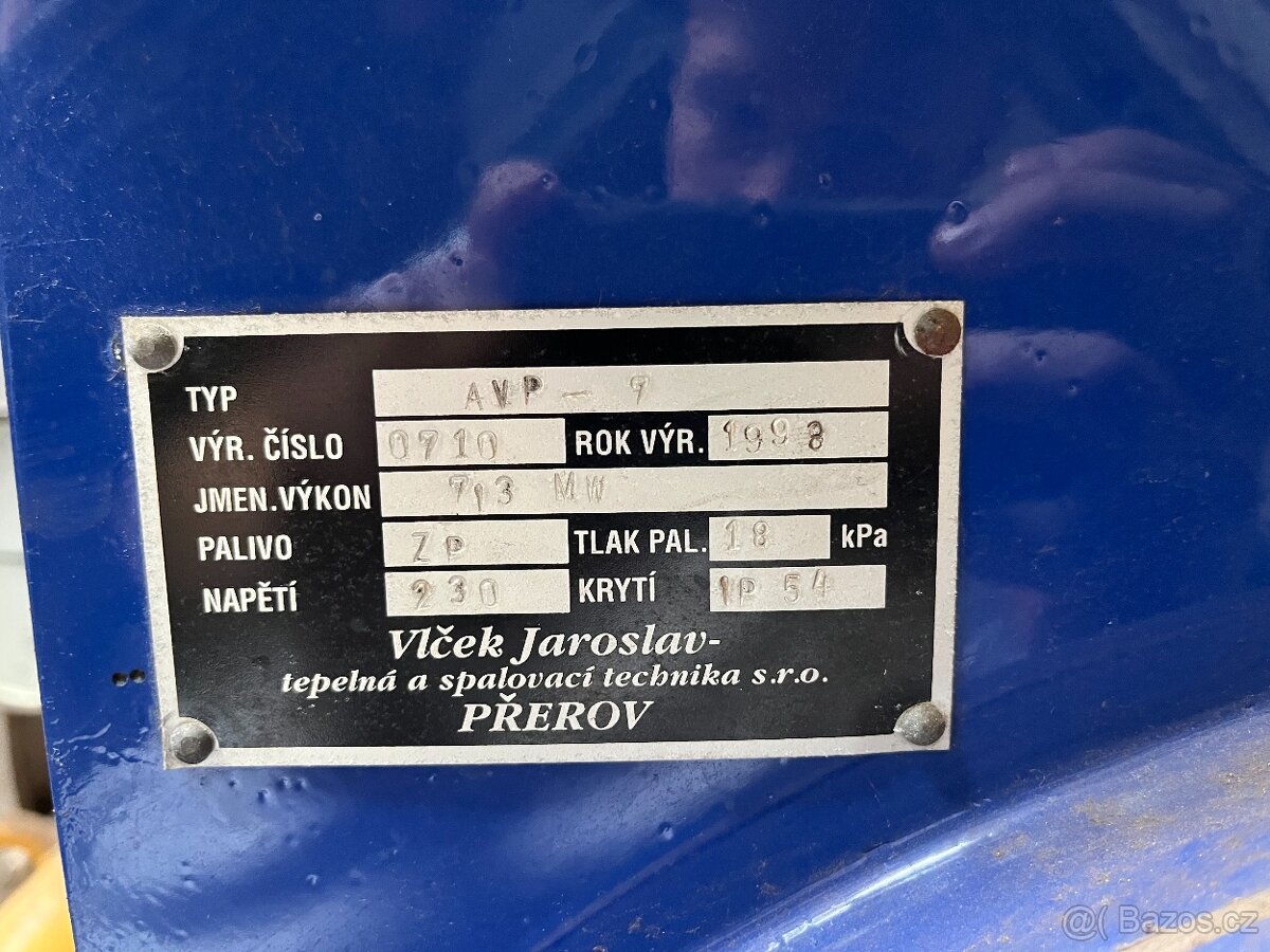 Plynový kotel AVP-7