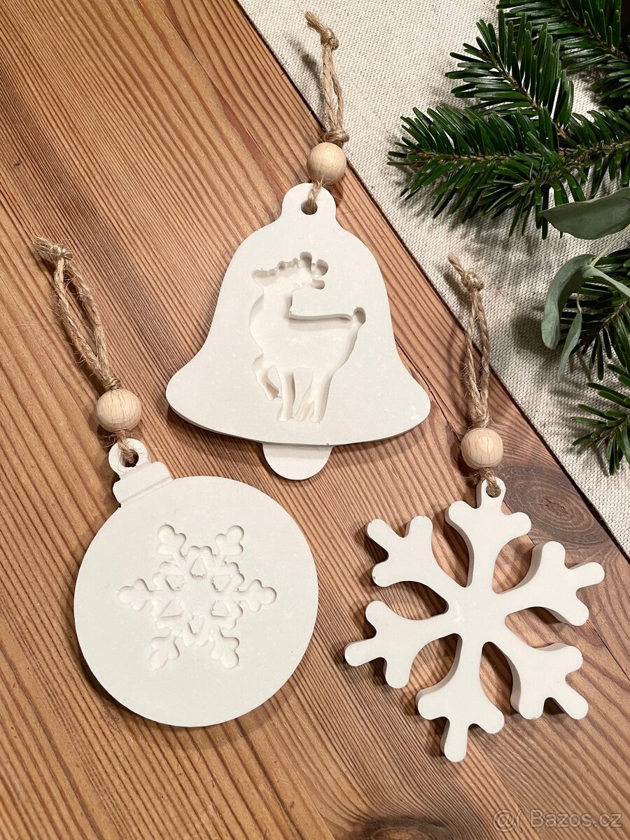 3ks vanocnich ozdob / NOVÉ 149,-