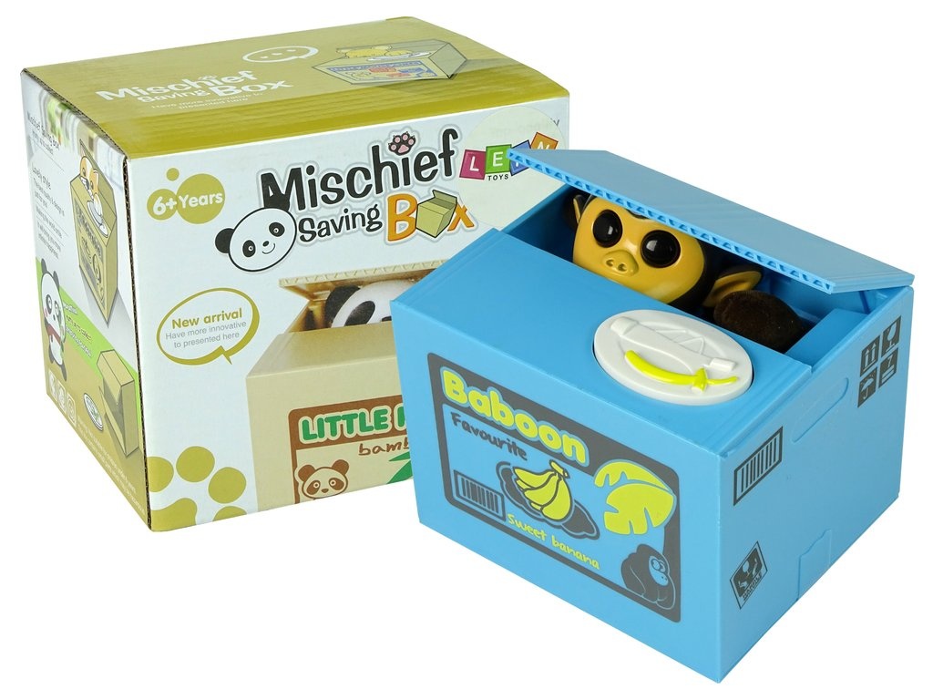 Pokladnička hladová opice NOVÁ - 5 kusů