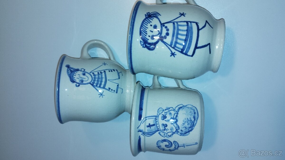 Hrdejovicka keramika 3ks