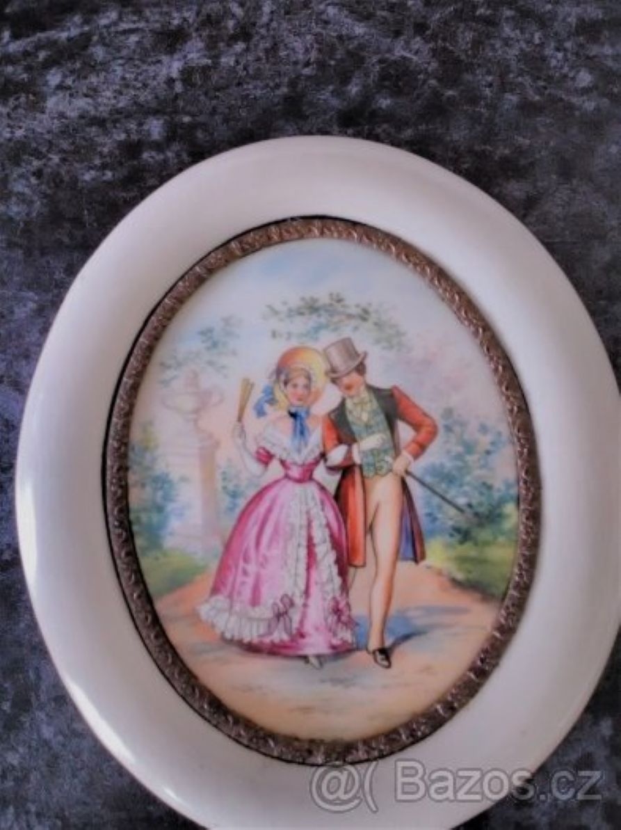 Obrázek na porcelánu