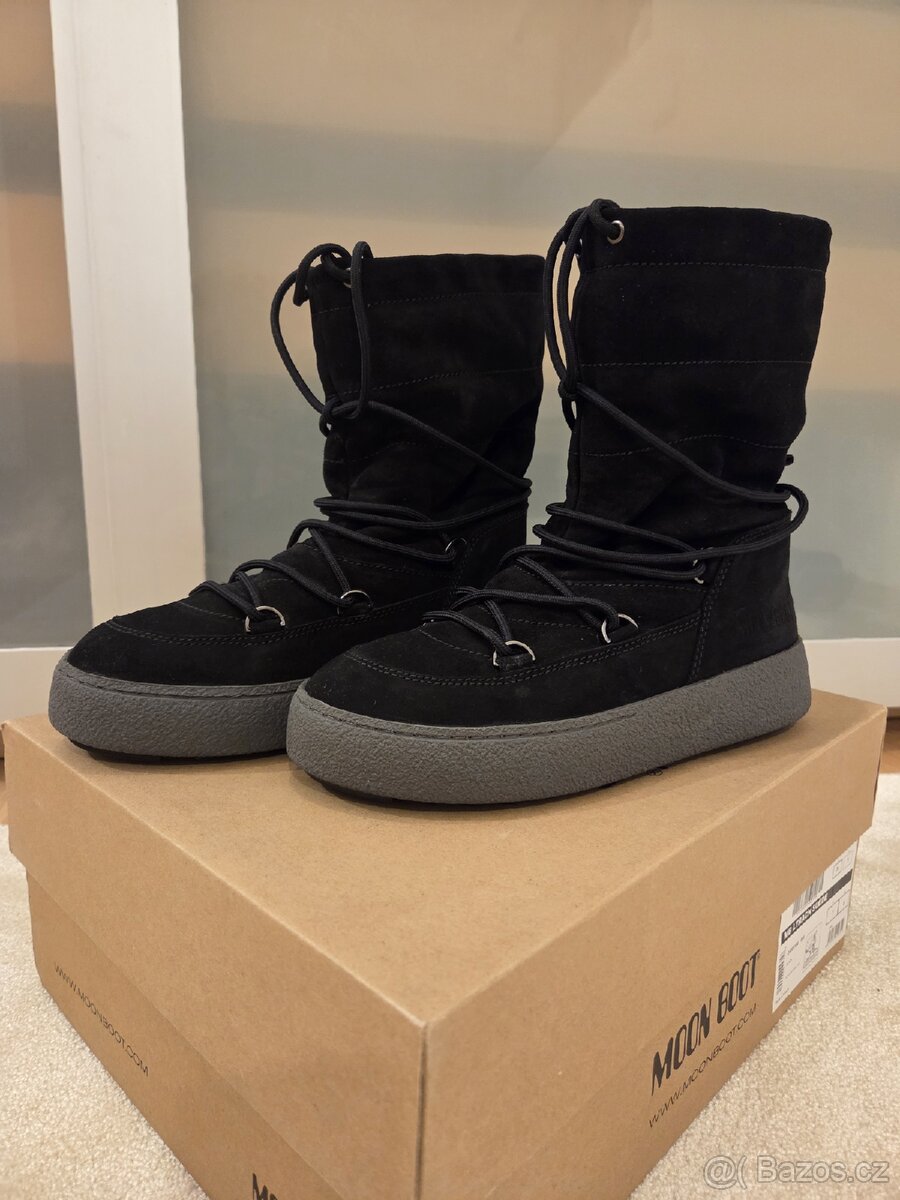 Černé sněhule Moon Boot 39