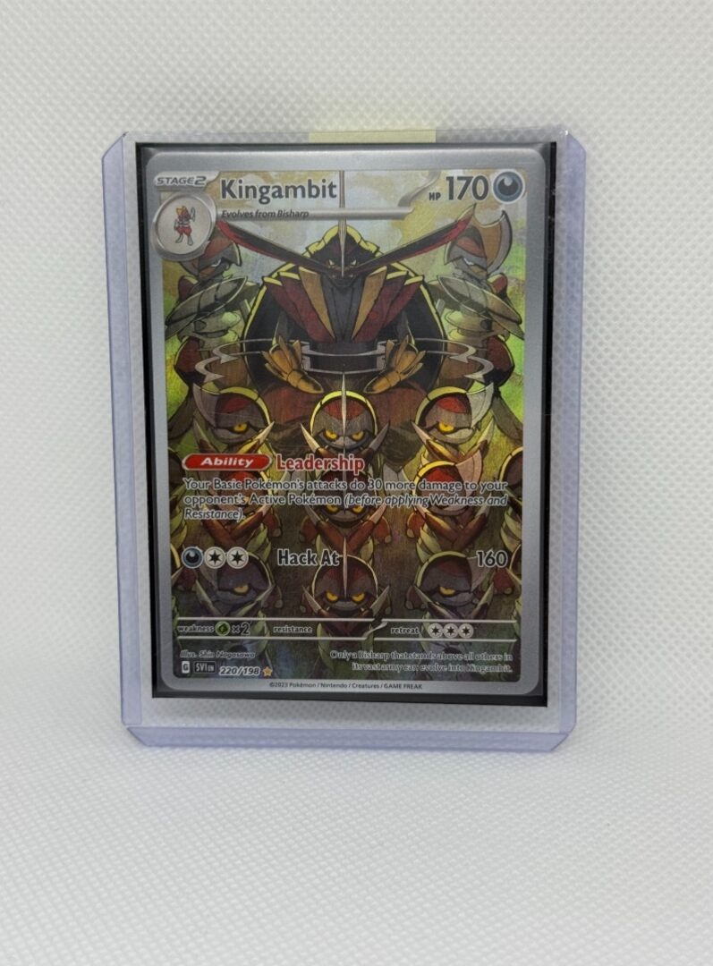 Pokémon karta Kingambit 220/198 – EX – ORIGINÁL.