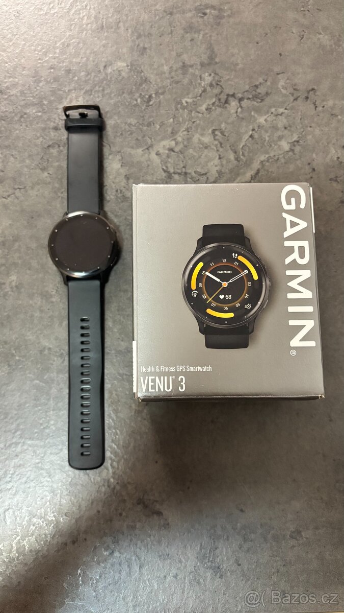 Garmin Venu 3 Slate/Black Band