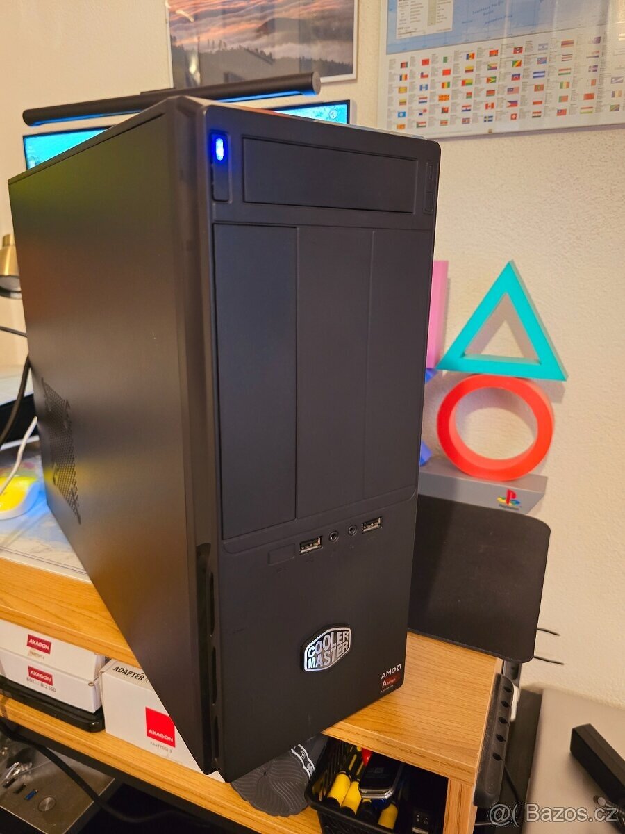 PC OFFICE AMD X2, 8GB RAM, 256GB SSD, WIN10PRO