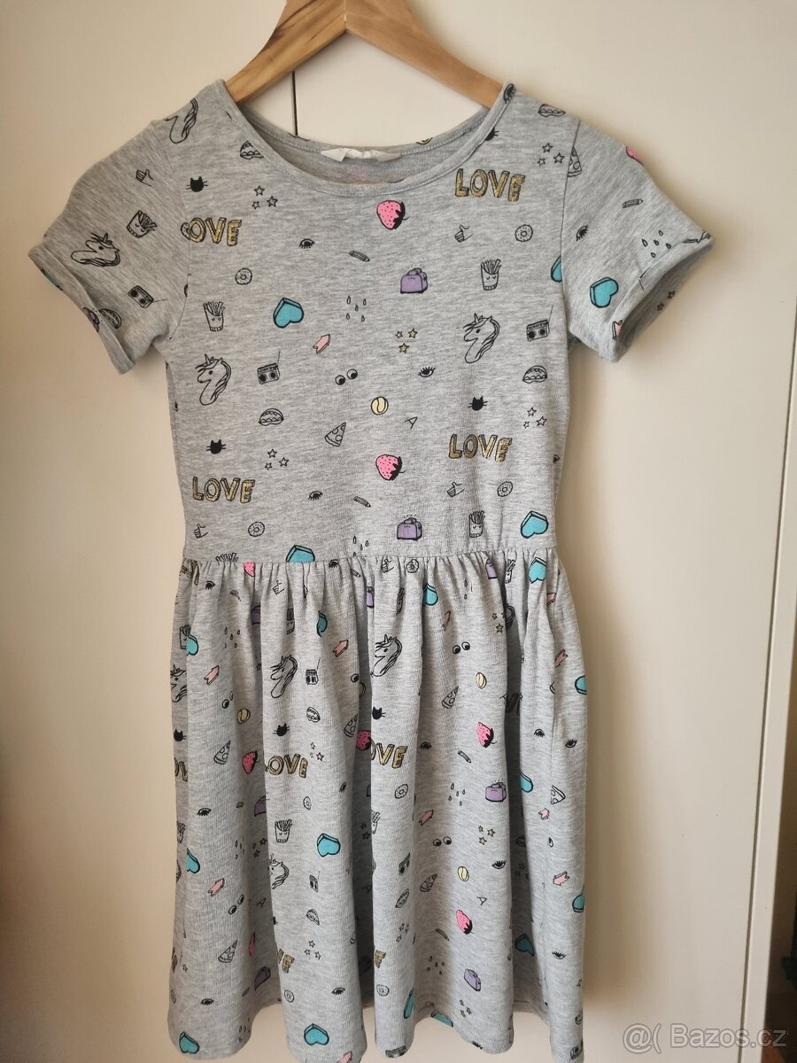 Dívčí šaty H&M 134/140