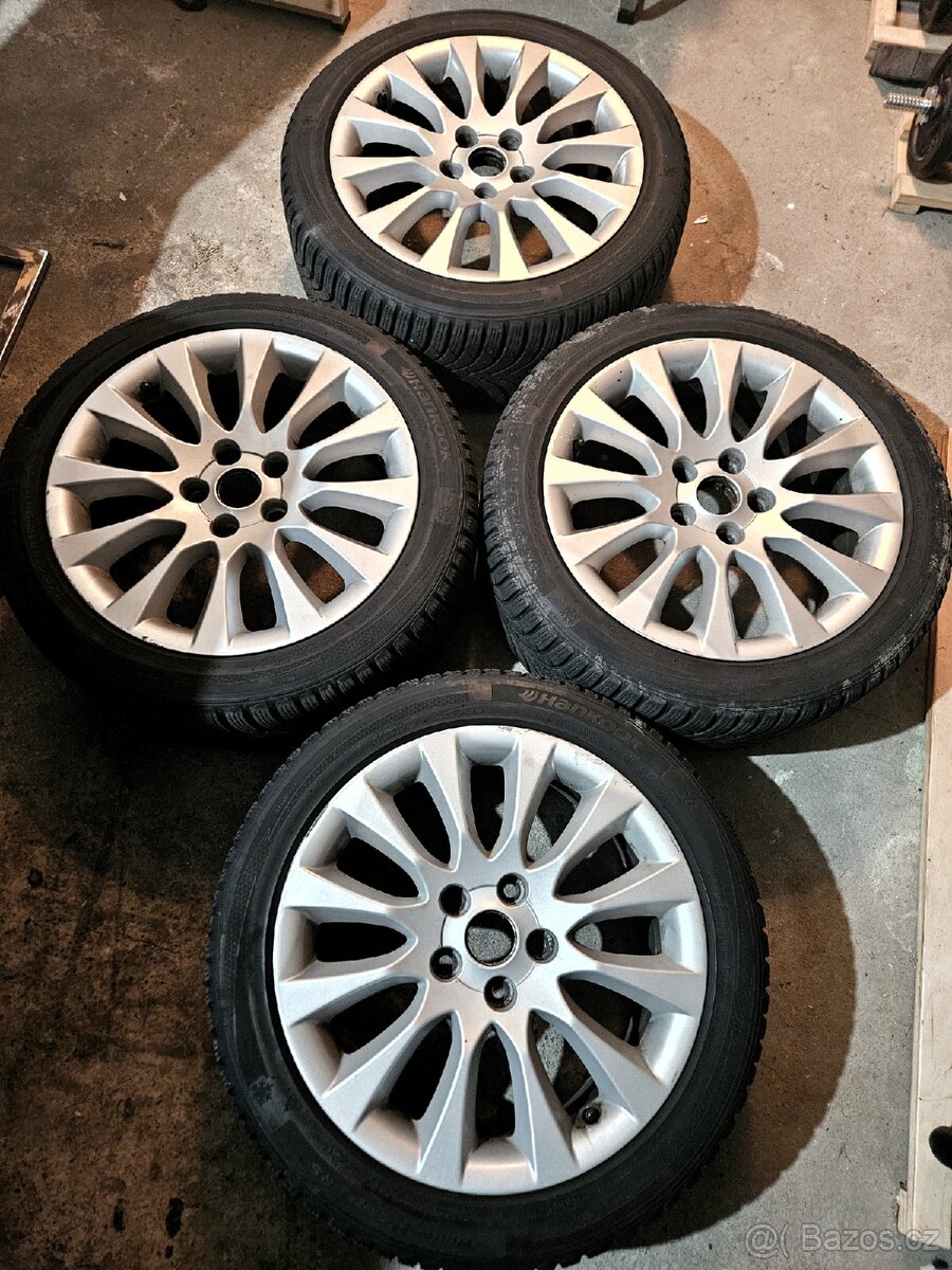 Kola Laurel 5x112 R17 + zimní Hankook 225/45 R17