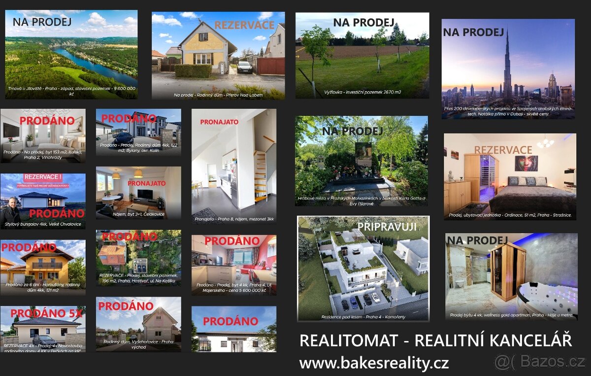 Vícegenerační rodinný bungalov 4kk + 2kk Pečky