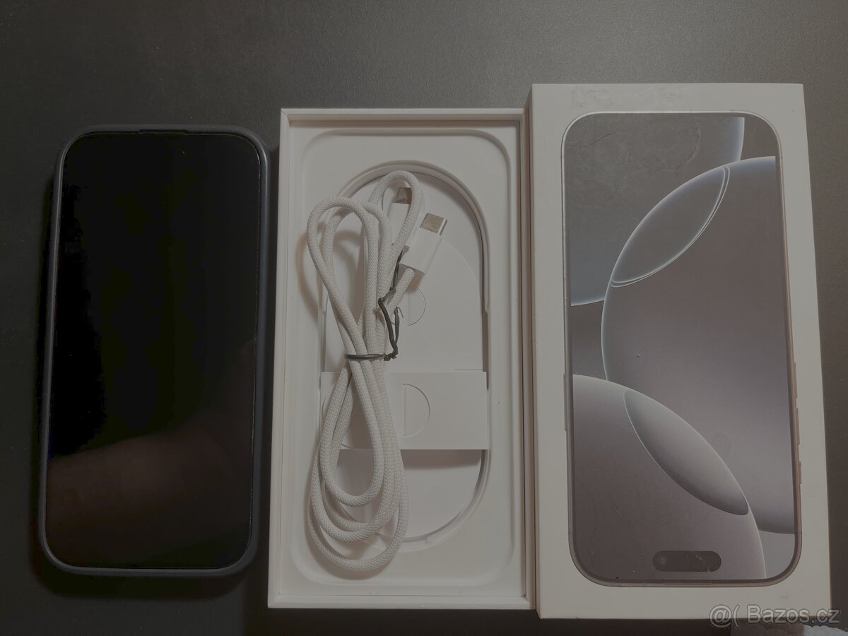 iPhone 16 Pro 256 Gb - Zánovní - TOP stav - Záruka