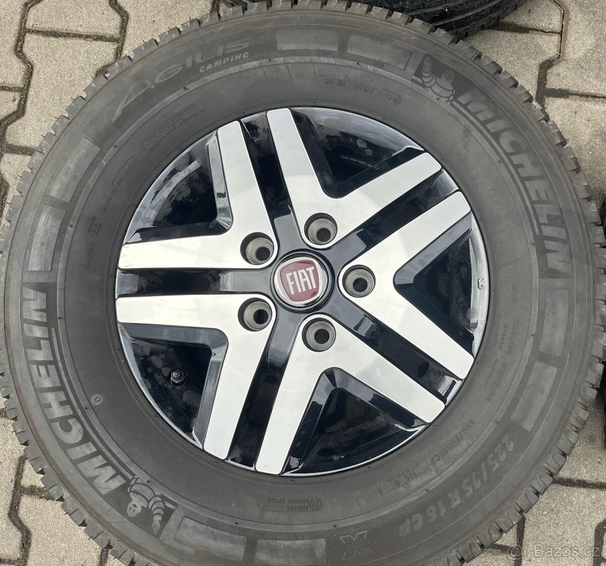 Alu 6x16 5x130 ET68 pneu letní 225/75/16C