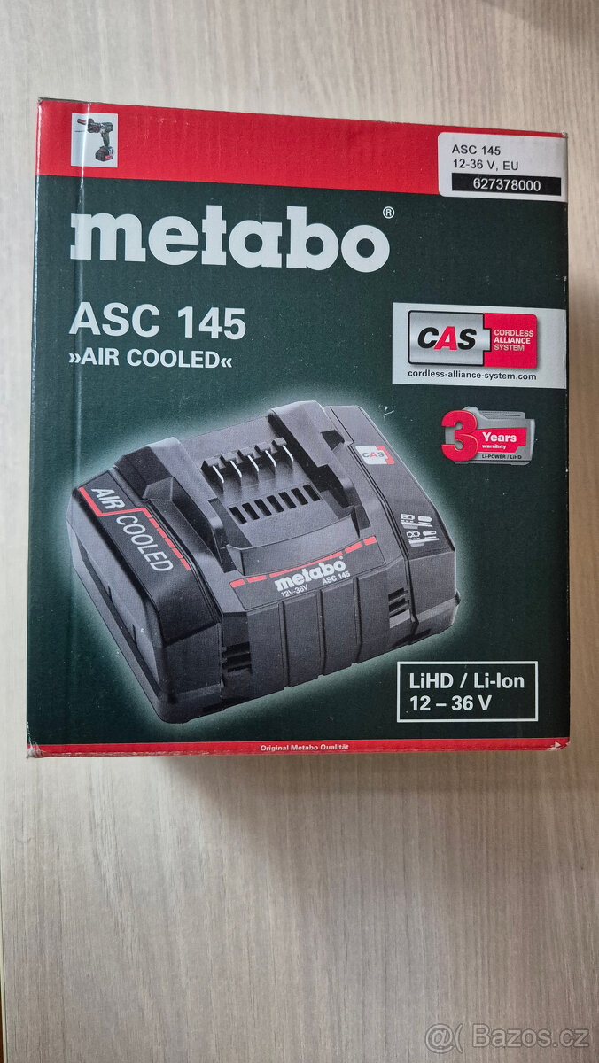 Nabíječka Metabo ASC 145